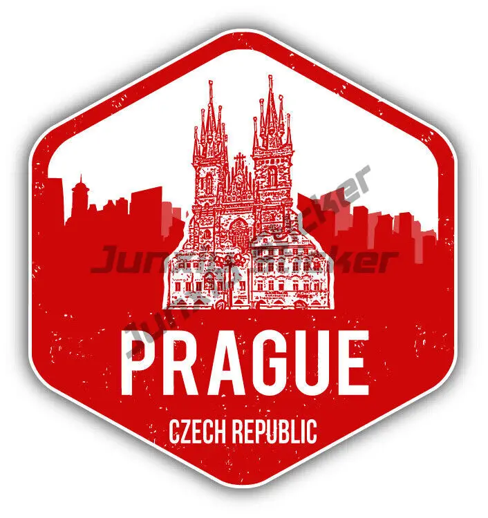 Tsjechische Republiek Cz Ovale Vinyl Sticker Auto Truck Bestelwagen Bumper Raam Laptop Cup Muur Kras Cover Motorfietsen