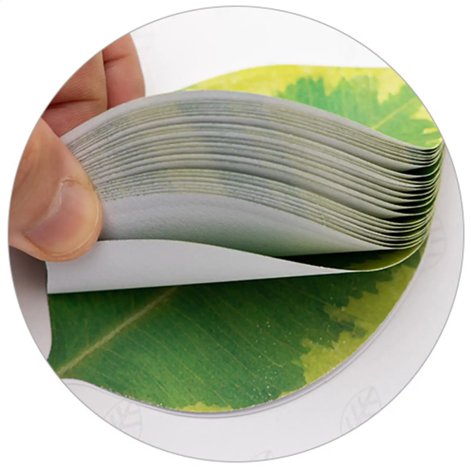 Picture 4: Sticky Notes 6 Pieces Multi-Functional Leaves Shape Sticky Memo Pads For Classroom Library Study Room Home Students Teachers