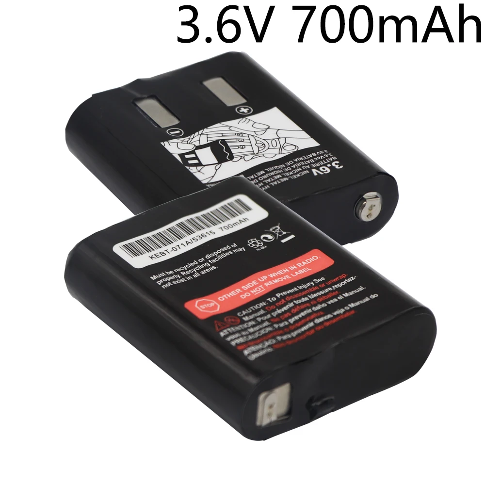 

3.6V 700mAh NI-MH Battery For MOTOROLA EM1000 EM1000R KEBT-071 KEBT-071A KEBT-071-B KEBT-071-C KEBT-071-D 53615 FV300 FV500