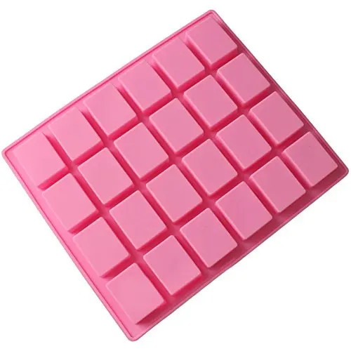 24 Cavity Rectangle Square Cake Silicone Baking Molds Handmade Soap Mold DIY Ice Tray Jelly Cake Candy Chocolate Moulds