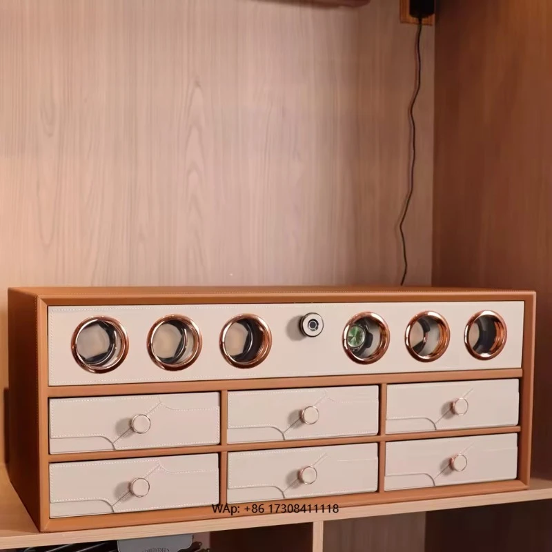 

Watch Shaker Luxury Home Design Wardrobe Closet Hardware Watch Jewelries Storage Smart Fingerprint Safe Box Watch Winder