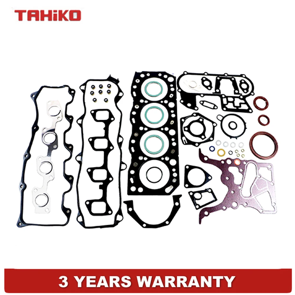 

VRS Cylinder FULL HEAD OVERHAUL ENGINE GASKET Set Fit for Toyota Hilux LN86 LN106 HIACE LH103 LH113 LH125 LY61 LY211 4 RUNNER