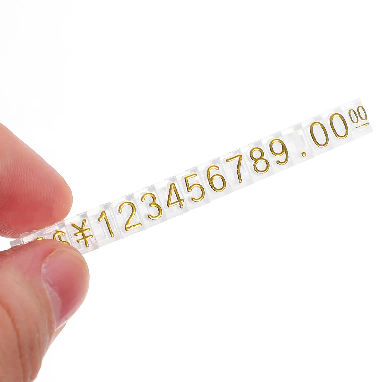 20 قطعة علامات الأسعار شفافة التجزئة عداد تسميات التسعير عرض كتل الايداع المنتجات علامات المجوهرات الأسعار يعرض مكعب العلامات #2