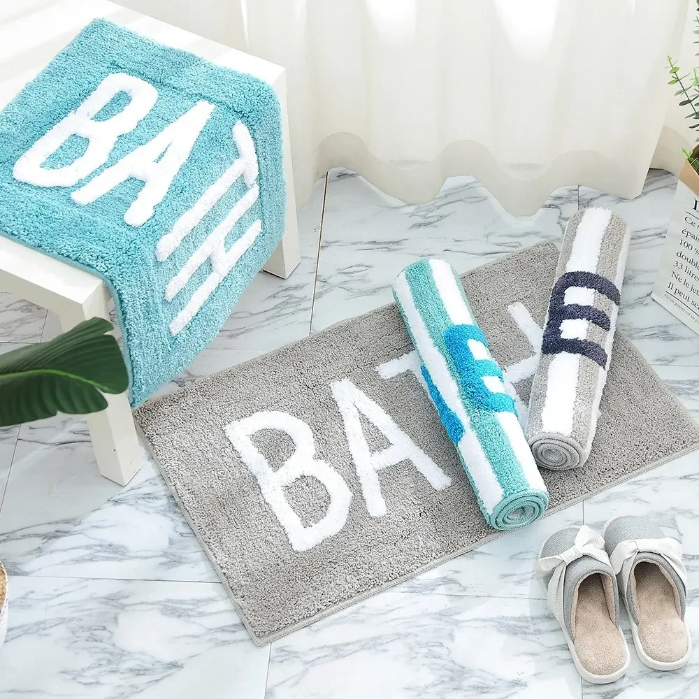 سجادة من الألياف الدقيقة، سجادة أرضية حمام داخلية ناعمة