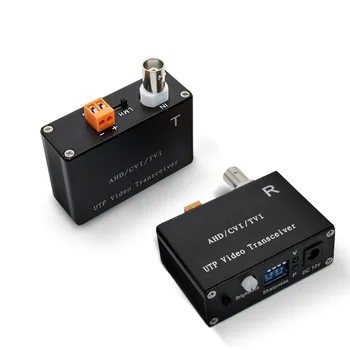 1 Kanal aktiver Video Balun für CCTV-Kamera Twisted Pair Sender BNClong Bereich für Ahd TVI CVI 5/10mp