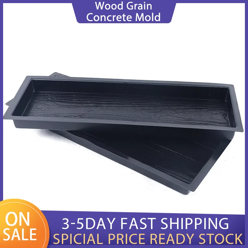 

Wood Plank Grain Concrete Paving Stone Molds Stepping Stone Mold Garden Paths Cement Pavement Molds Step Maker Set