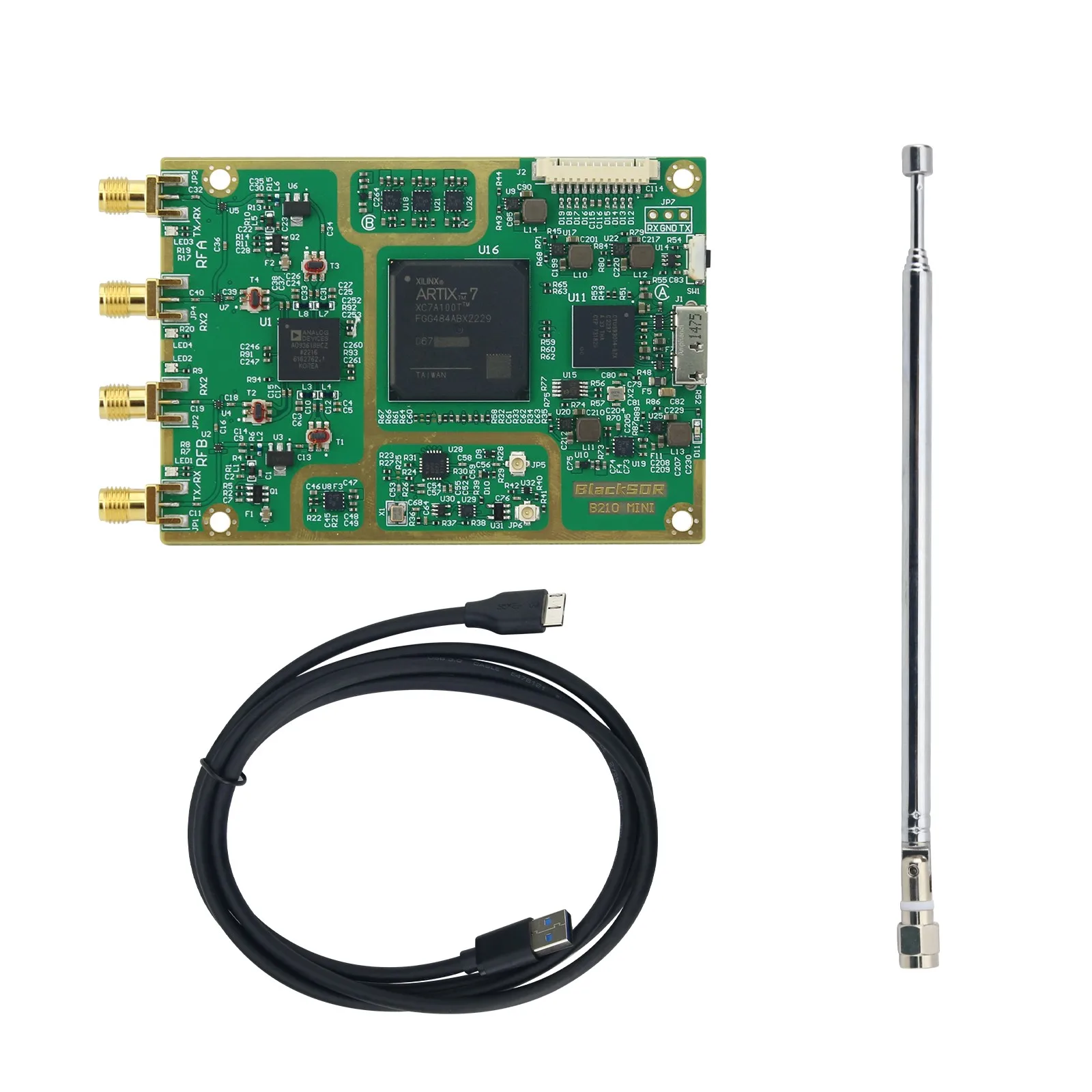 

B210 Mini SDR Макетная плата AD9361 Программно определяемая замена ra dio для Hackr f PlutoSDR