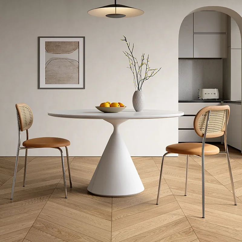 Vintage Design Light Luxury Solid Wood Coffee Table for Home Office Rock Dining Island Mesas Furniture in Living Room