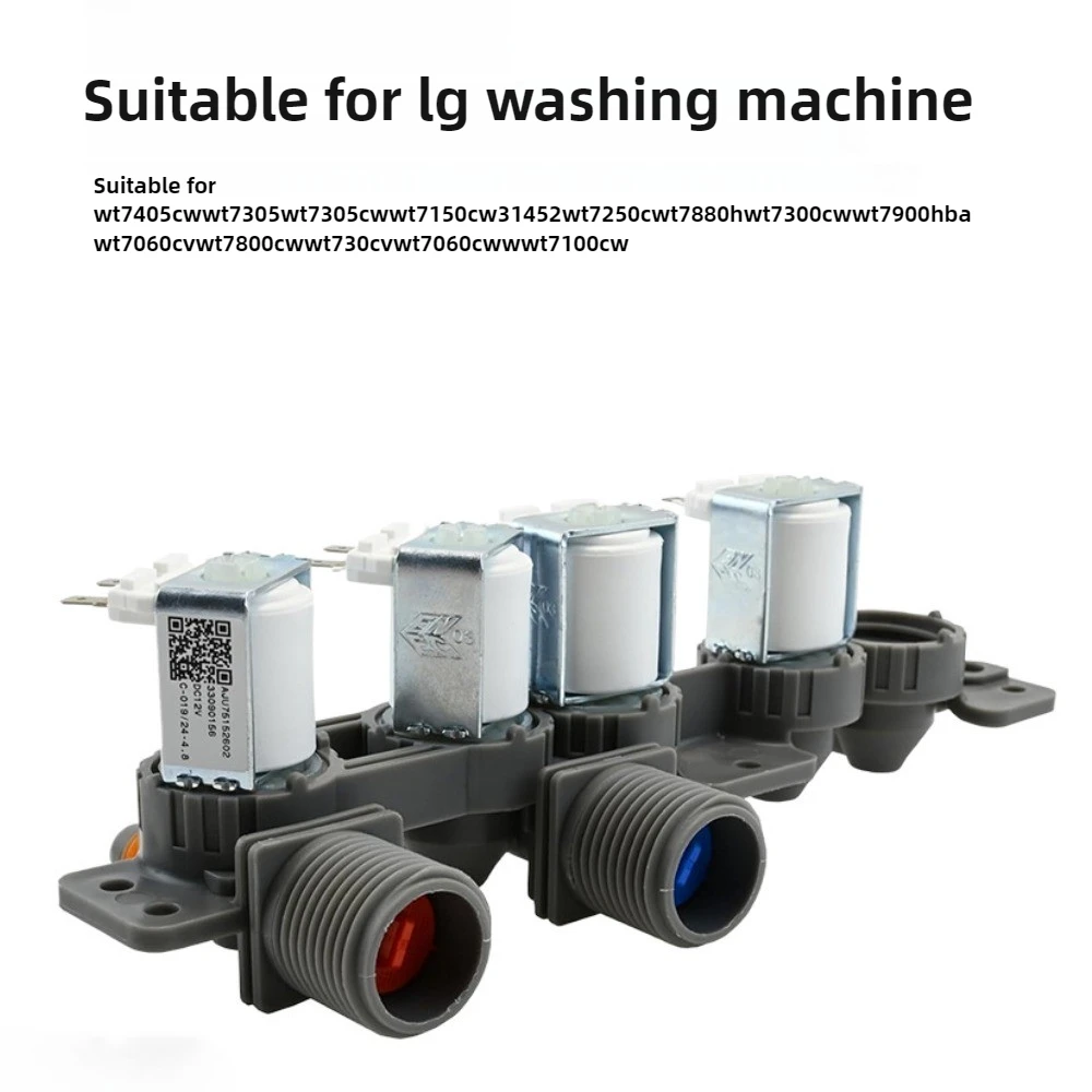 

LG Washing Machine Water Inlet Valve – Replacement for AJU75152602, DC12V Fill Valve Assembly (Part # AJU75152602)