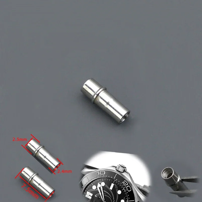 Watch Crown With Tube 6.0mm For OMG SEAMASTER 300 Watch Series Replacement Accessories Customized parts image 6