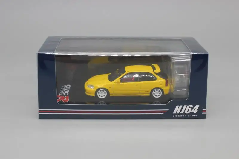 Hobby Japan 1:64 for Civic EK9 Diecast Model Car Kids Toys Gift