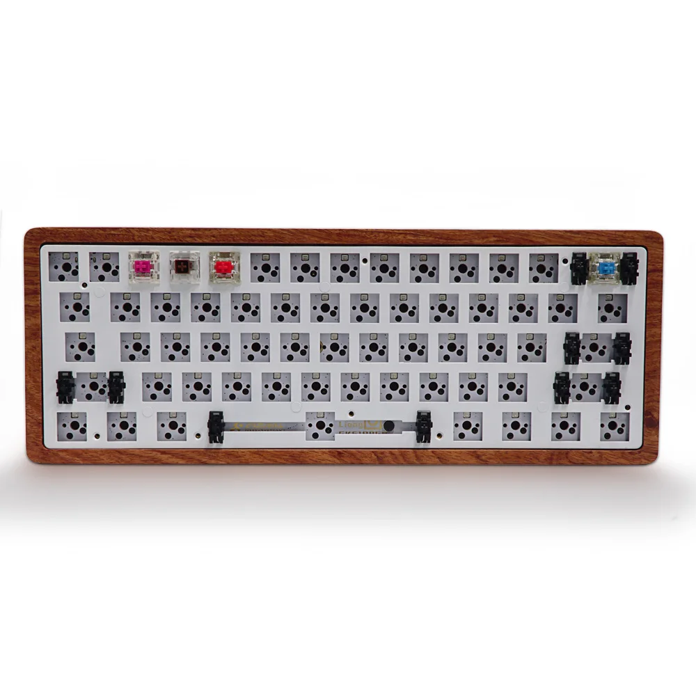 Factory Hot Sale Keyboard Diy Kit Mechanical Keyboard Diy Kit Wooden case Mechanical Keyboard Diy Kit