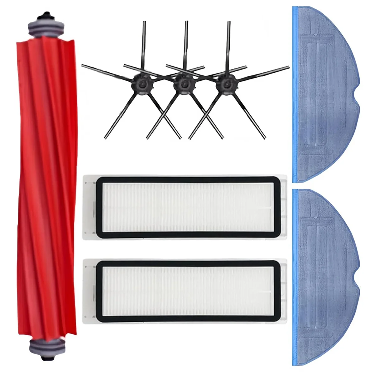 Для Roborock S7/S7+/S7 Max/S7 Maxv Plus/S8/S8 Pro/S6/S6/Q5/Q7 Запчасти для пылесоса Основная боковая щетка Фильтр Ткань для швабры — A19G