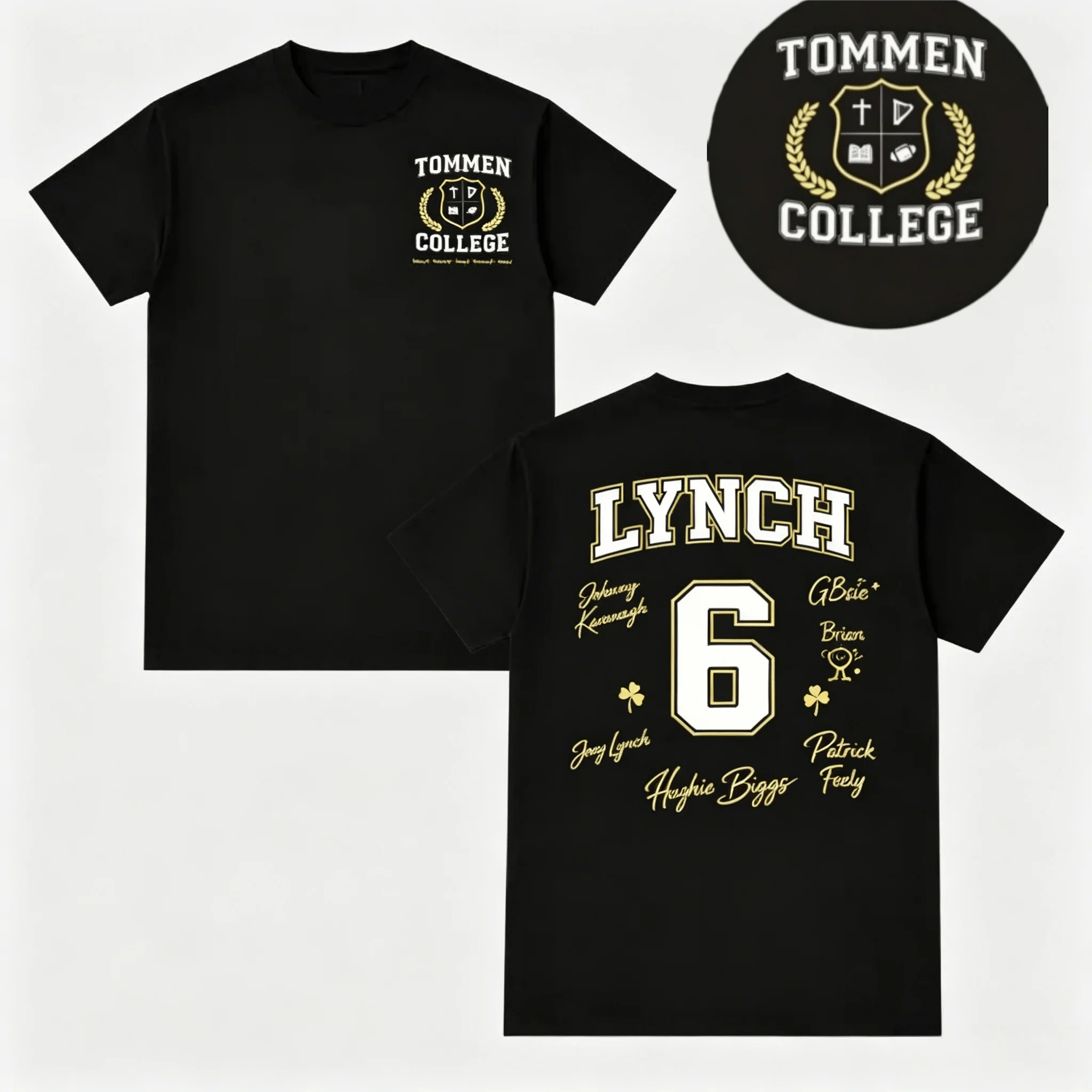 Camiseta de algodón unisex para hombre y mujer, camiseta informal Y2k para fanáticos de The Boys of Tommen, 2026 Kavanagh 13 Gibsie 7 Biggs 10 Feely 12