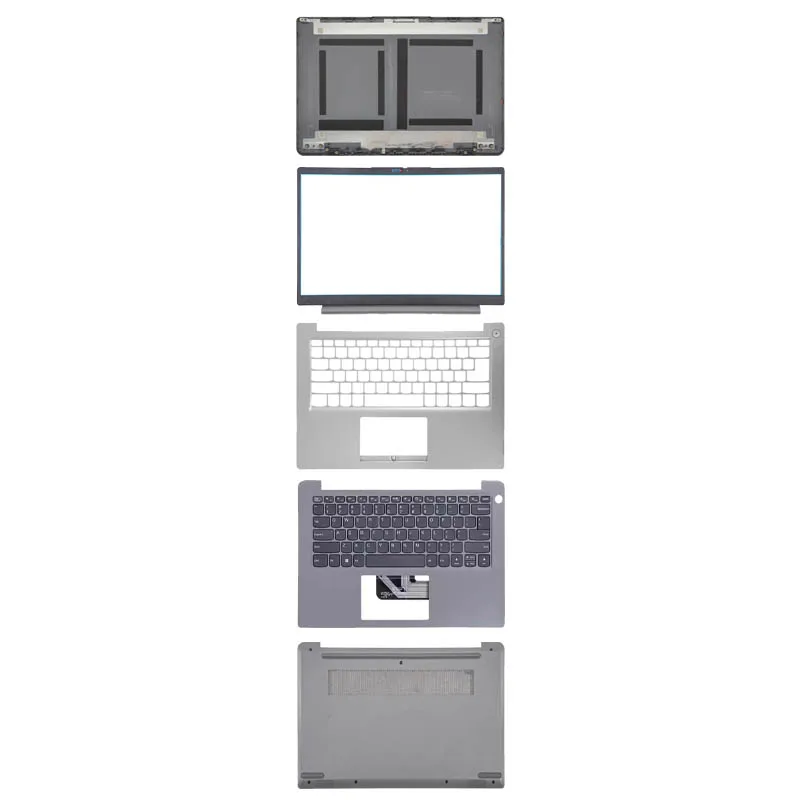 For Lenovo Ideapad 3 14ADA6 14ITL6 14ALC6 14S 2021 Plastic LCD Back Cover/Front Bezel/keyboard/Palmrest/Hinges/Bottom Case