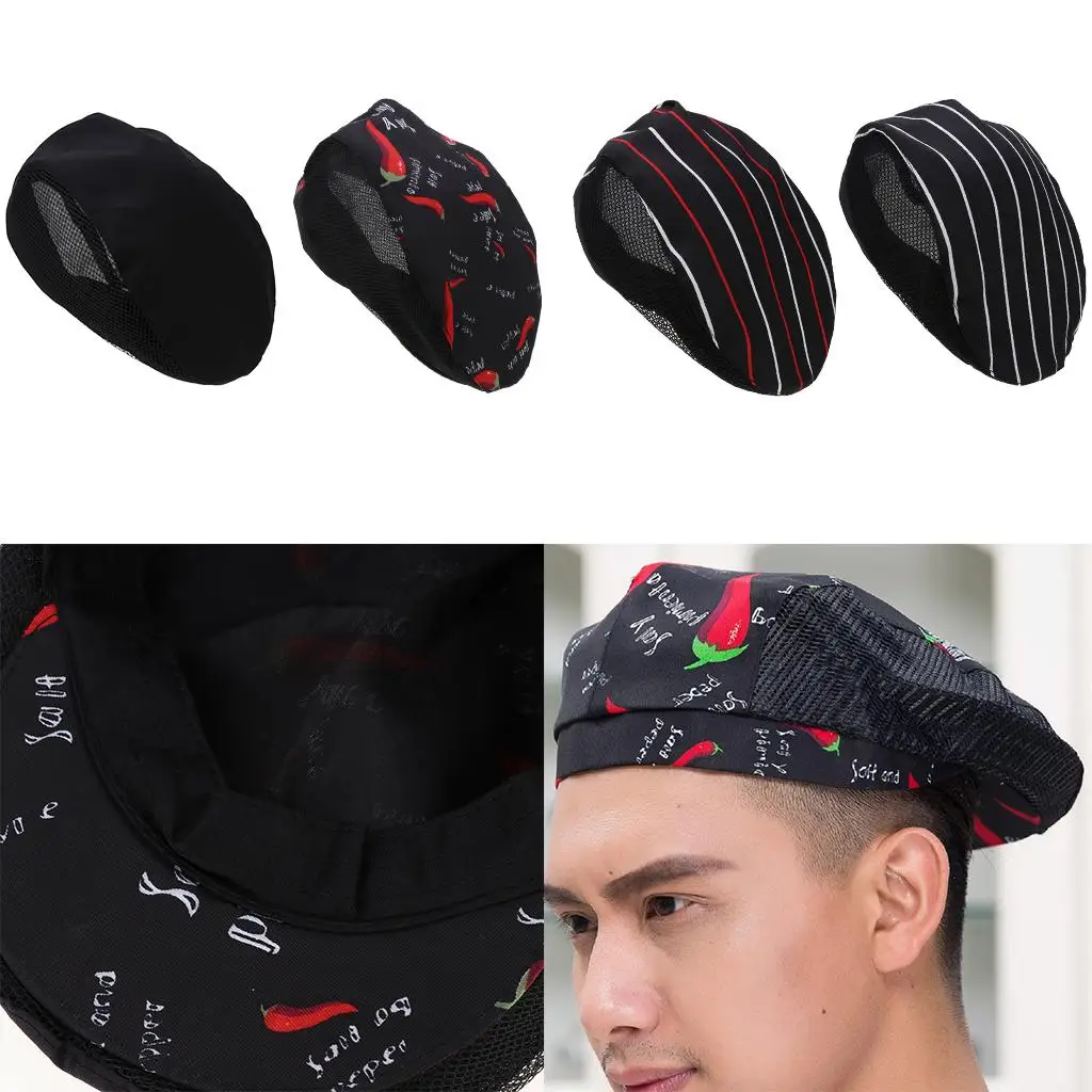 

Chefs - Unisex Baker Hat with Breathable Mesh, Waiter & Waitress Works