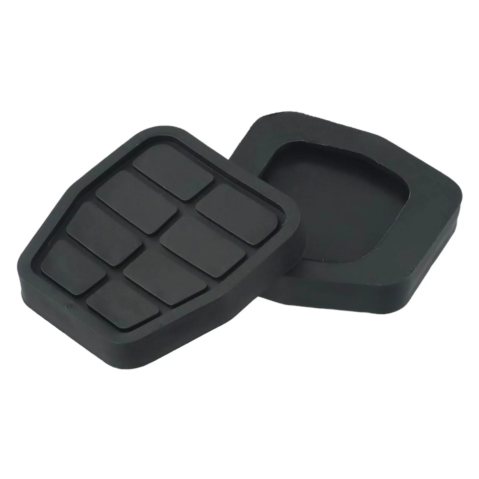 For GOLF For JETTA MK2 1984 1991 Black Rubber 2x Pedal Pad Covers Black Easy Installation For GOLF For JETTA MK2 1984 1991