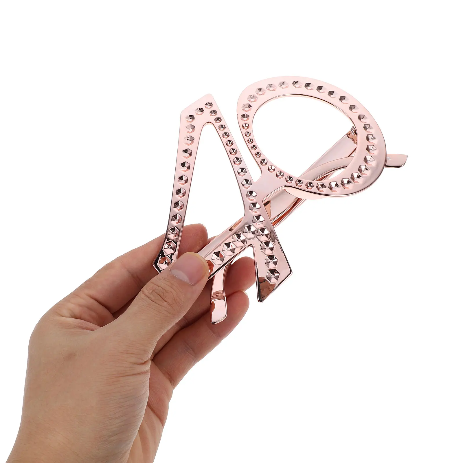 

40th Birthday Glasses Digital Eyewear Classic Colors Photo Booth Props Lightweight Anniversary Party Decorations Men