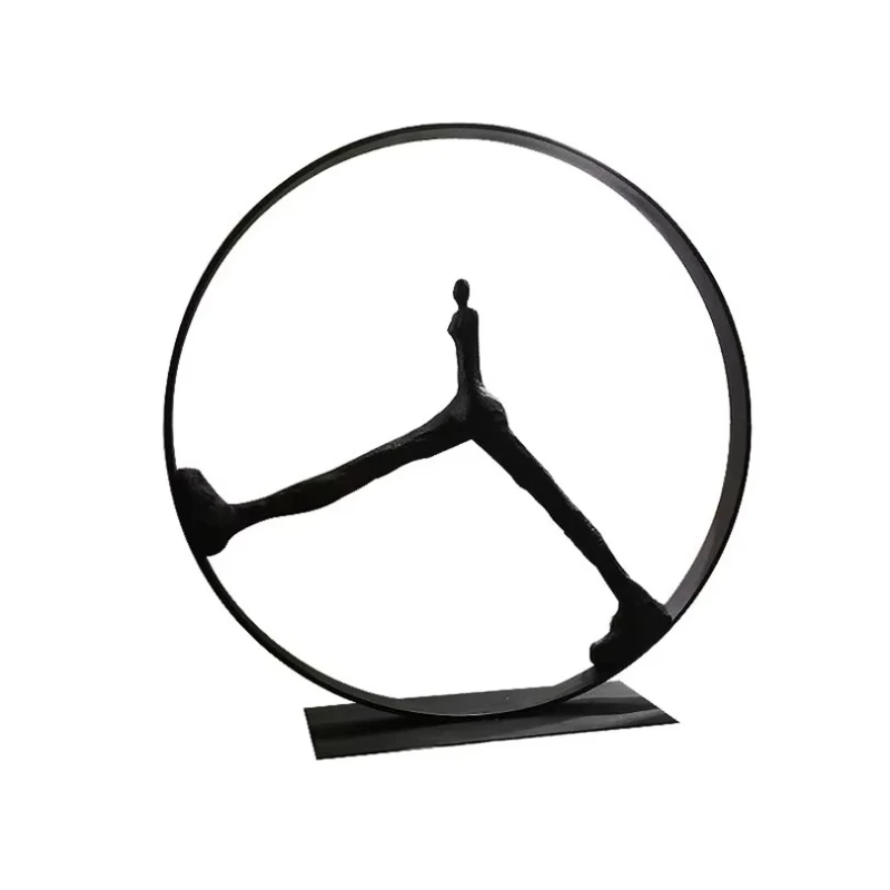 

Modern sculpture fiberglass floor lamp decorative wheel design standard lamp hotel lobby art