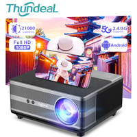 ThundeaL Full HD 1080P Projector WiFi LED 2K 4K Video Movie Beam TD98 TD98W Android Projector PK DLP Home Theater Cinema Beamer