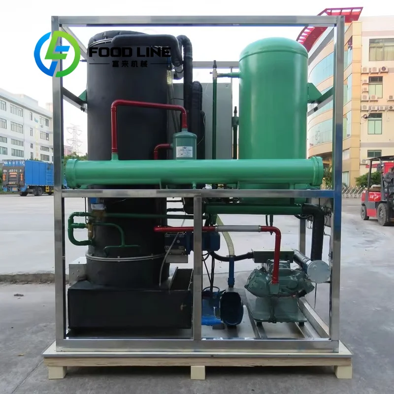 Water Purified Tube Ice Maker Built In Filter Remove Impurities From Raw Water Ensure Clean And Hygienic Finished Tube Ice
