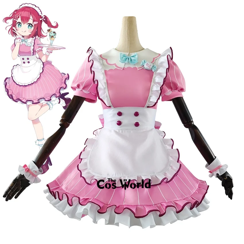 Love Live AiScReam Uehara Ayumu Kurosawa Ruby Wakana Shiki Strój pokojówki z fartuchem, przebranie, kostiumy cosplay anime na zamówienie