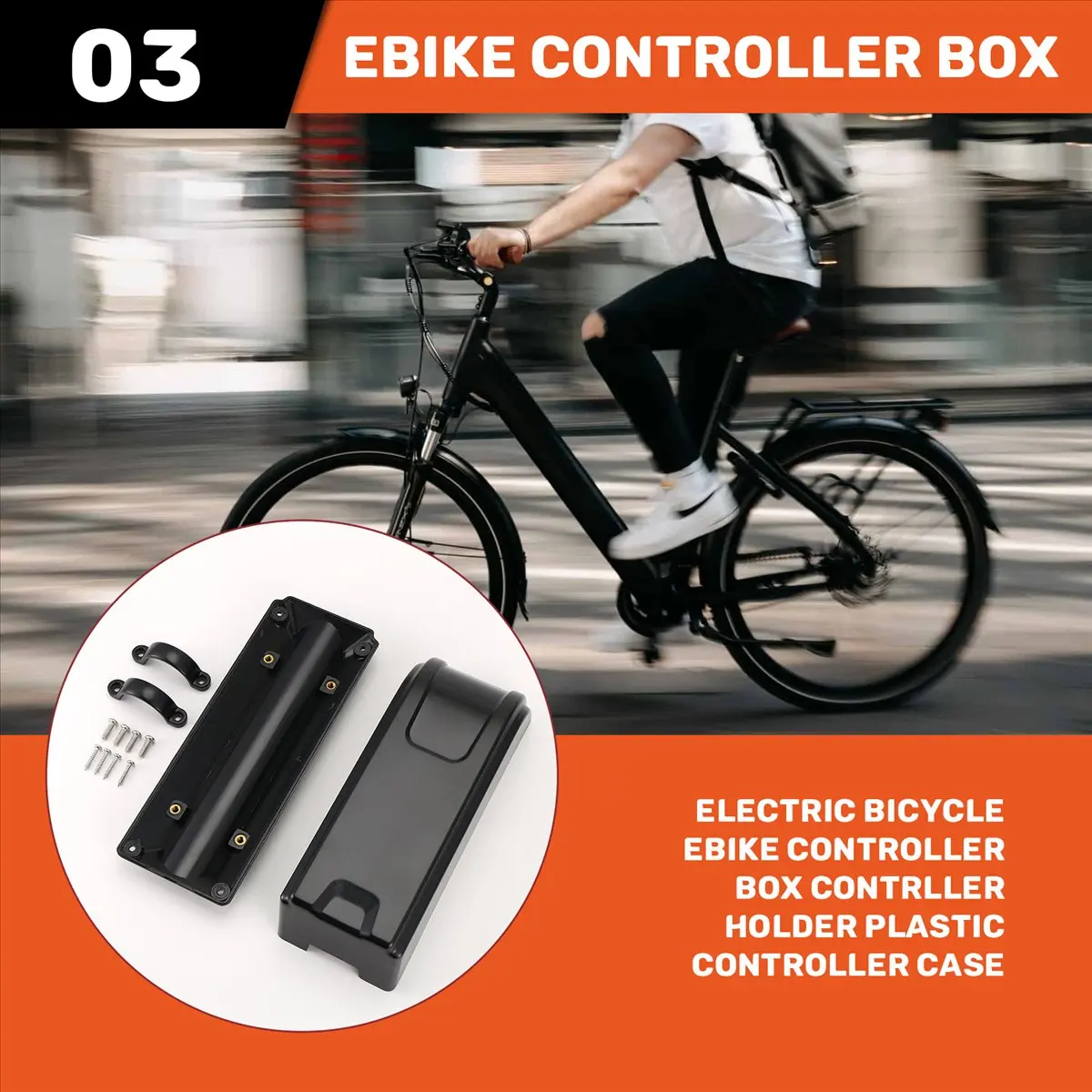 

AD10 Electric Bicycle Ebike Controller Box Contrller Holder Plastic Controller Case