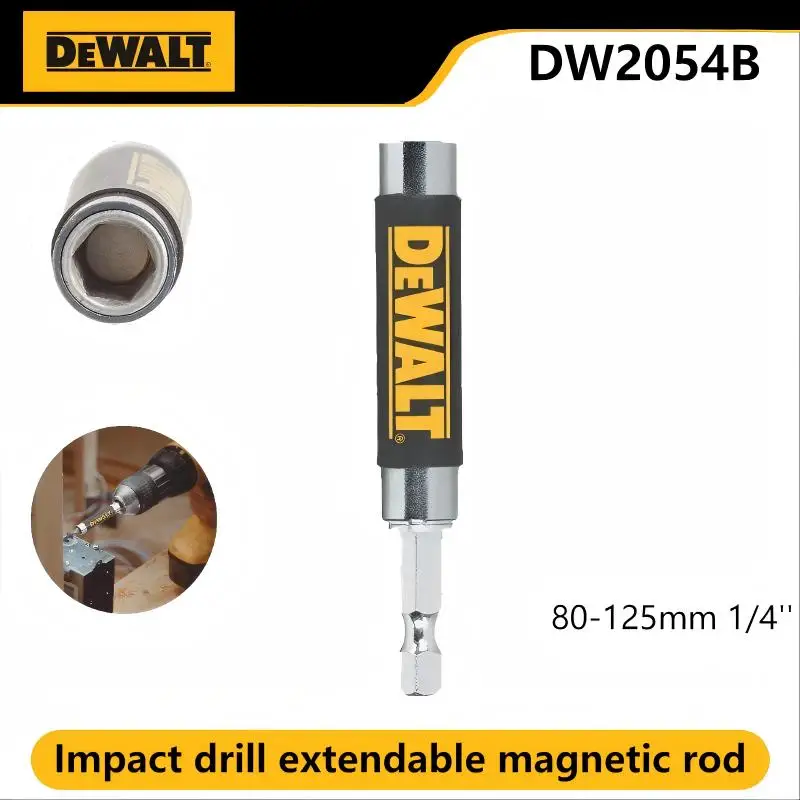 

Компактный магнитный держатель наконечника DEWALT 1/4 дюйма — направляющая для привода быстрого нагрузки, аксессуар для электроинструмента DW2054B