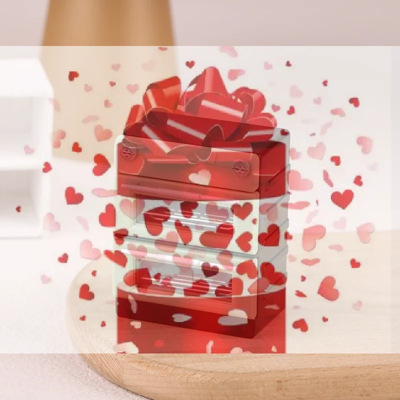 

【BS】1/12 Dollhouse Simulation Double Layer Oven Model Dollhouse Mini Kitchen Accessories Dolls House Furniture Decoration