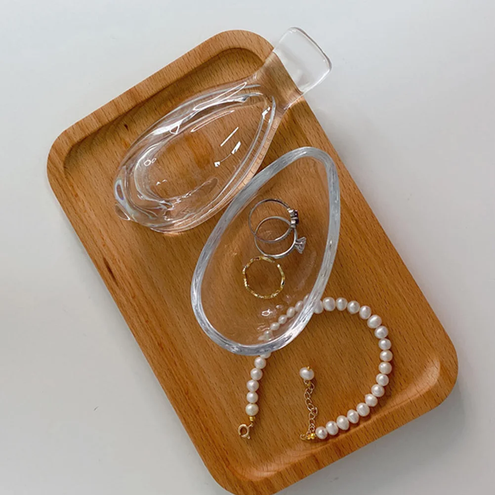 

Transparent Bird Shaped Jewelry Box Glass Storage Jar for Rings Necklaces Earrings Home Decor Trinket Box Clear Jewelry