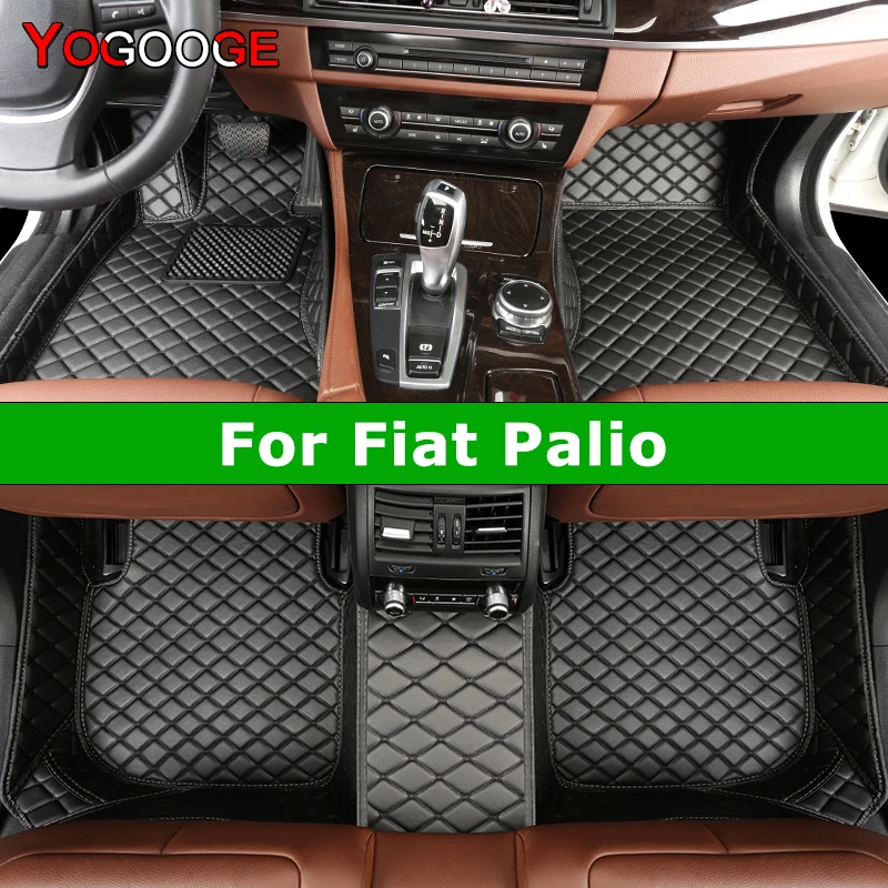 

YOGOOGE Custom Car Floor Mats For Fiat Palio Auto Carpets Foot Coche Accessorie