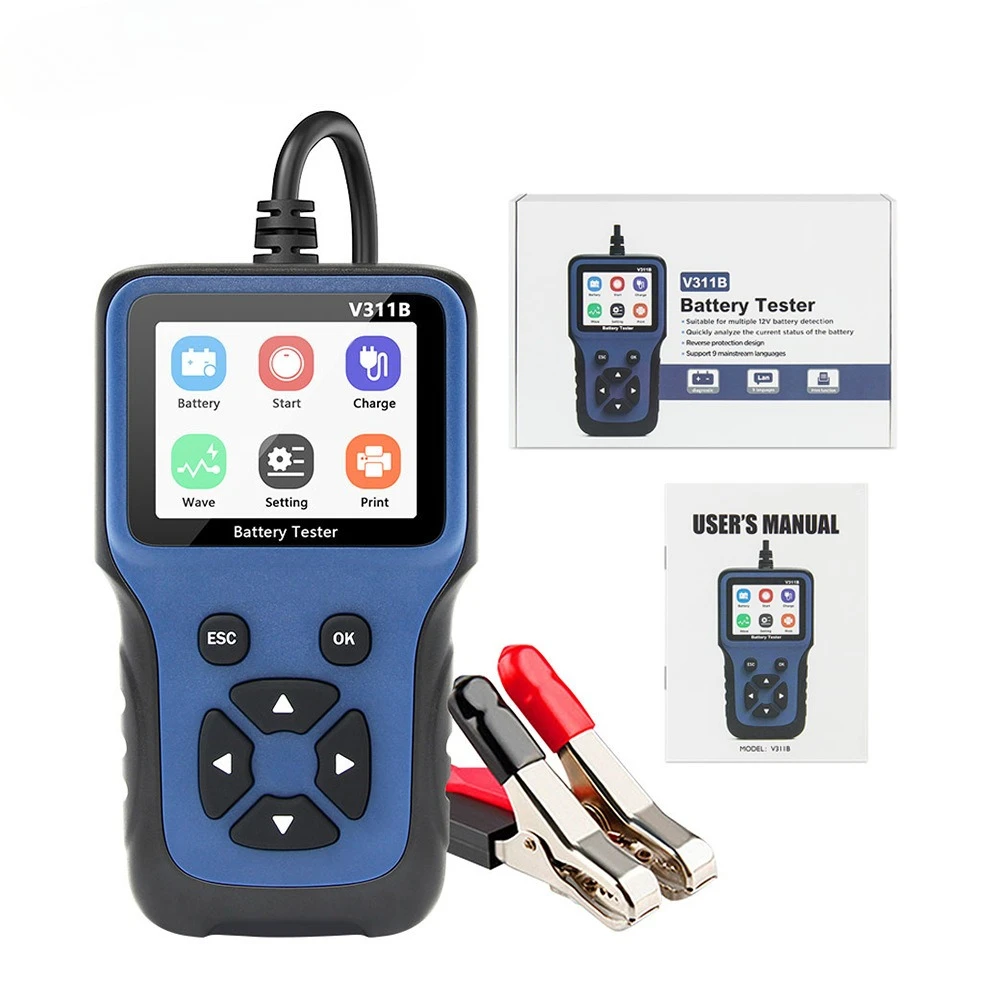 

V311B Car 12V Battery Tester 12V Battery Tester Car Battery Detection Car Computer Detector