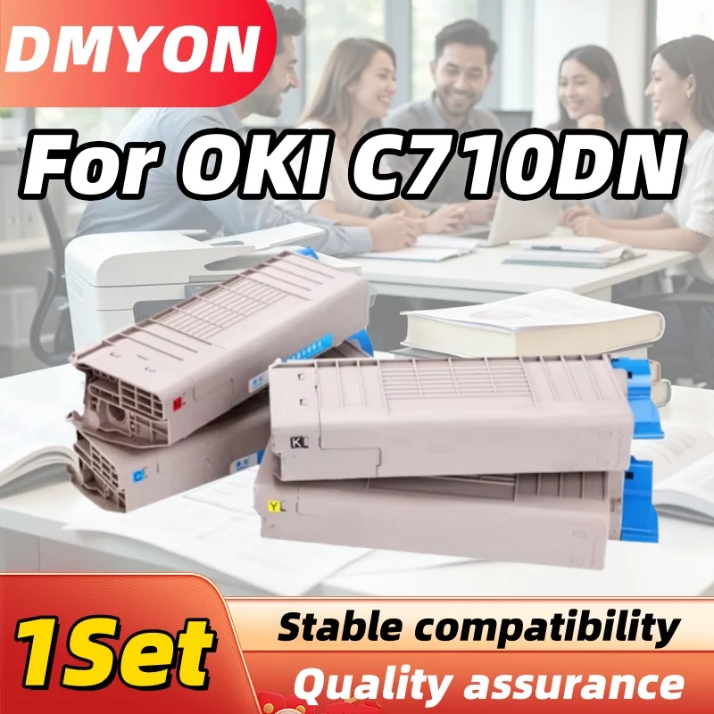 

Тонер-картриджи DMYON, совместимые с принтерами OKI C710 C710N C711 C710DN C711DTN, картриджи с тонером черного цвета