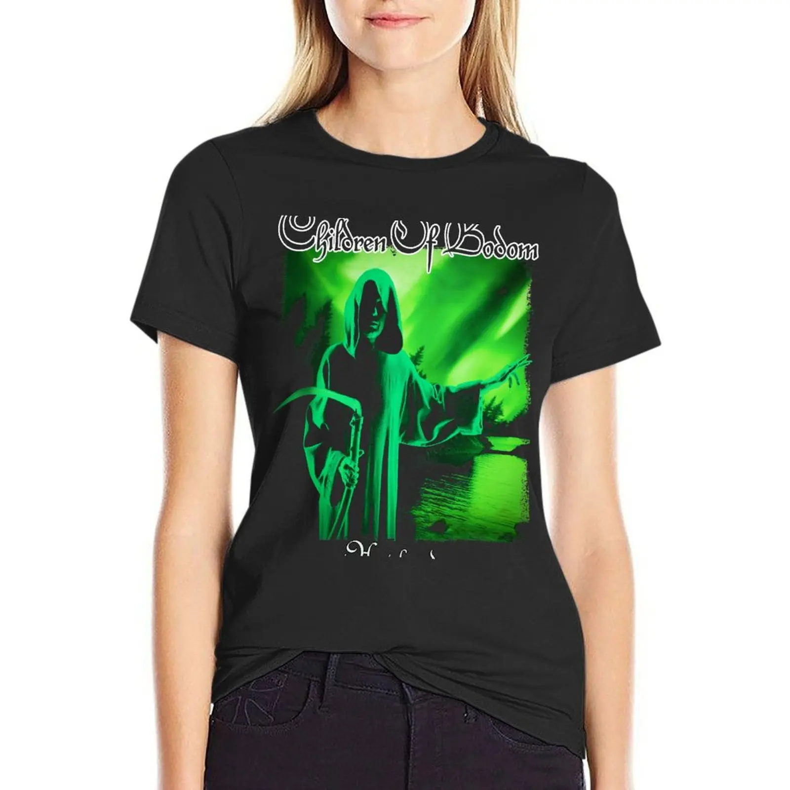 Children of Bodom - Hatebreeder T-Shirt tops summer clothes summer top cute tops funny t shirts for Women
