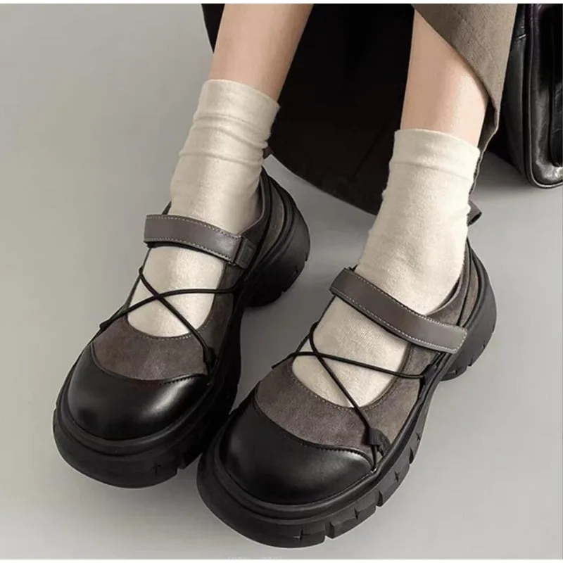 

New Chunky Women Sports Shoes Fashion Exquisite Butterfly-knot Platform Sneakers Ladies Casual Flats Outdoor Mary Jane Shoe