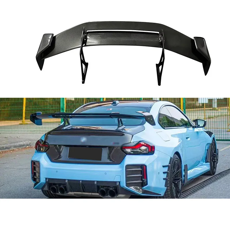 

It is suitable for BMW 2 Series F22 G42 M2 F87 G87 sedan universal rear wing carbon fiber spoiler modification