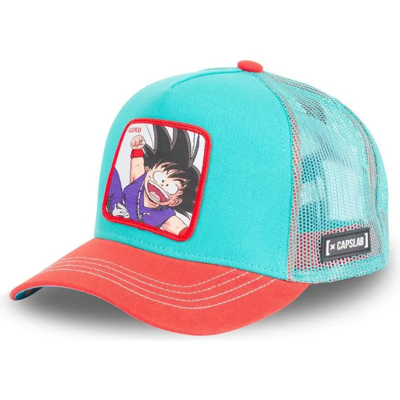 Gorra de béisbol de algodón de alta calidad con diseño de Dragon Ball Z, pequeña, de Son Goku, para hombre y mujer, estilo hip hop, ajustable, con malla, tipo trucker.