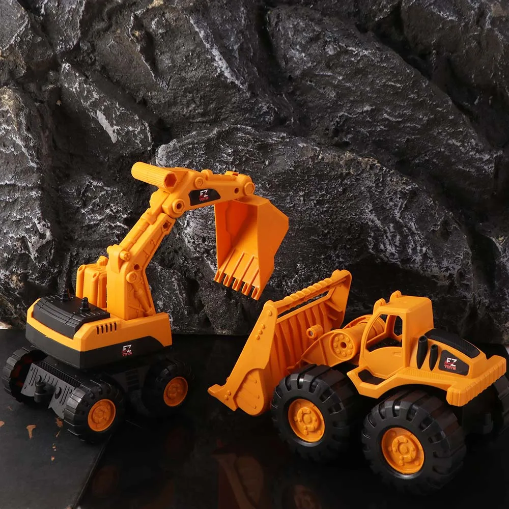 

Inertia Driving Engineering Car Dump Truck Early Education Construction Vehicles Friction Digging Simulation Excavator Model
