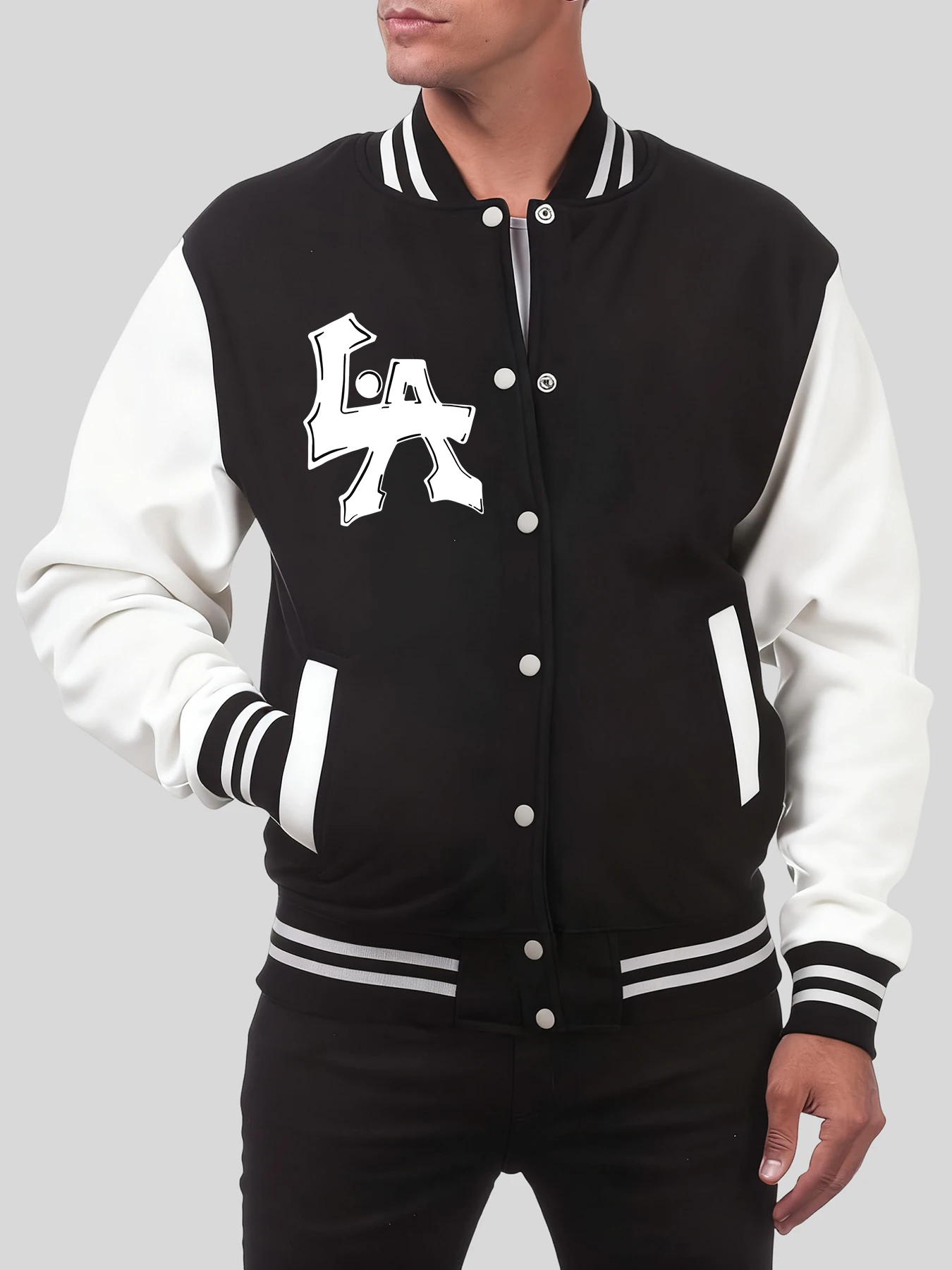 

Куртка с принтом городской искусства и алфавита, мужская флисовая бейсбольная форма большого размера, осенняя американская одежда, повседневная винтажная спортивная одежда