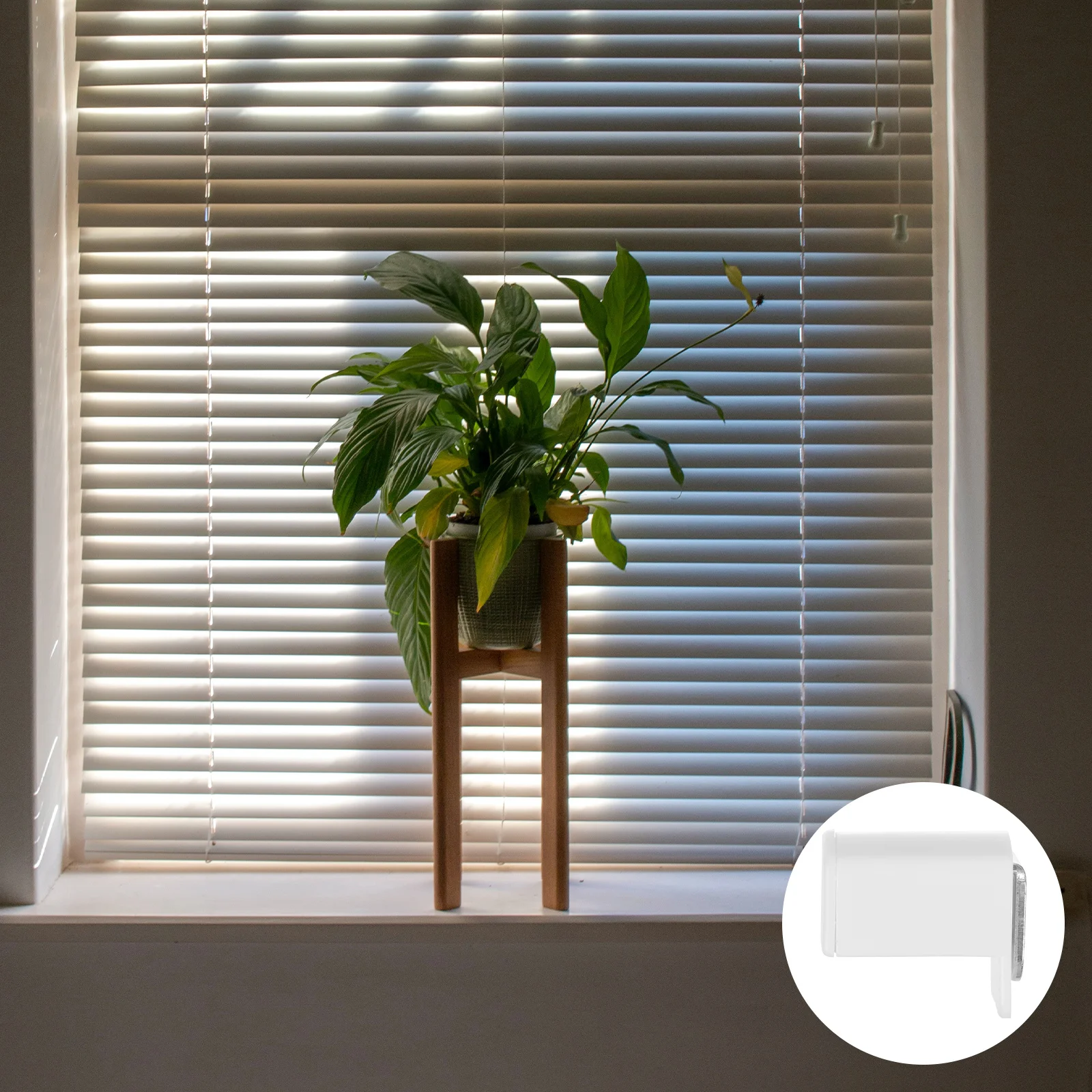 

6Pcs Practical Mini Blind Brackets Window Frame Curtain Rod Bracket Easy to Install Long Lasting Blind Brackets