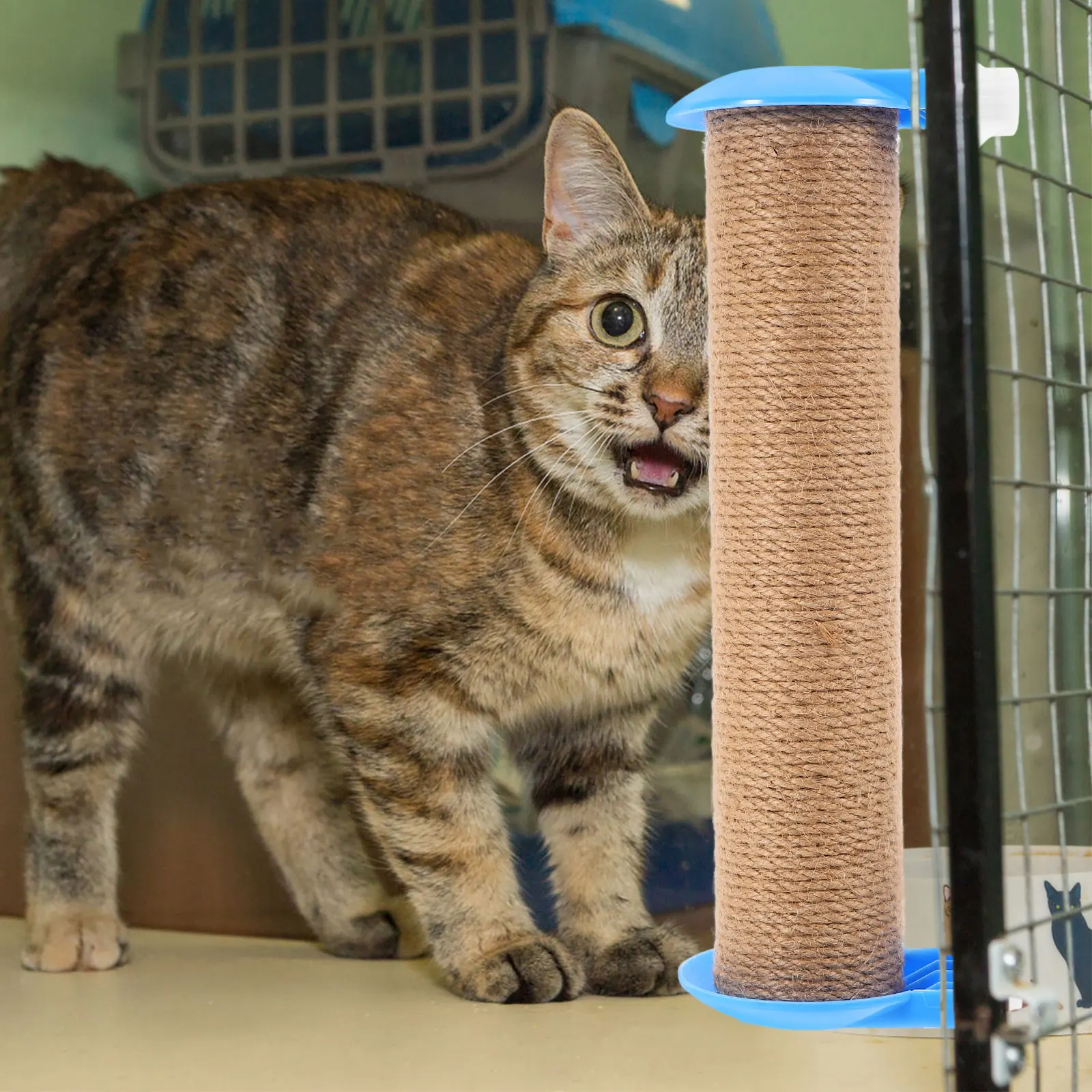 

Cat Scratching Post Accessories Jute Replacement Pole Cage Parts DIY Assembly Multifunctional Climber Toy Indoor Cats Scratchers
