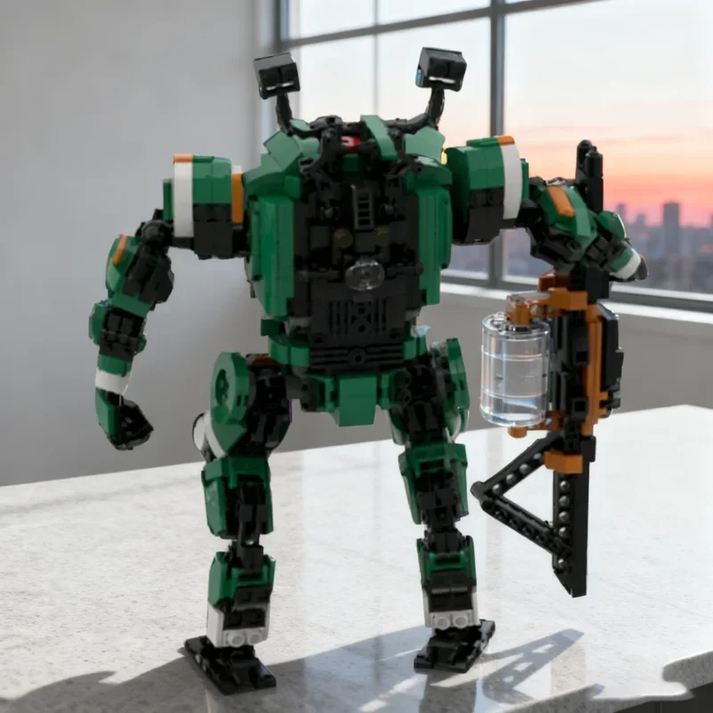 

1071 деталь MOC BT Creatored: Архитектурный конструктор, развивающая игрушка для детей, идея для творчества, рождественский подарок, подарок на день рождения