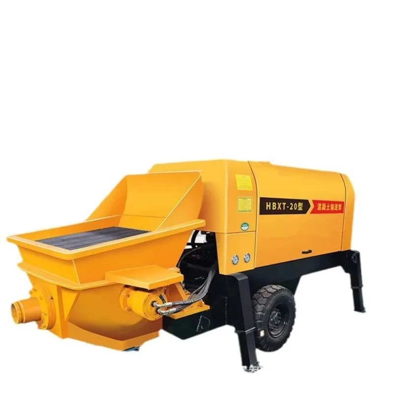 Portable Concrete Pump Trucks of Different Models and Fixed-Type Concrete Pumps Are Concrete Machinery