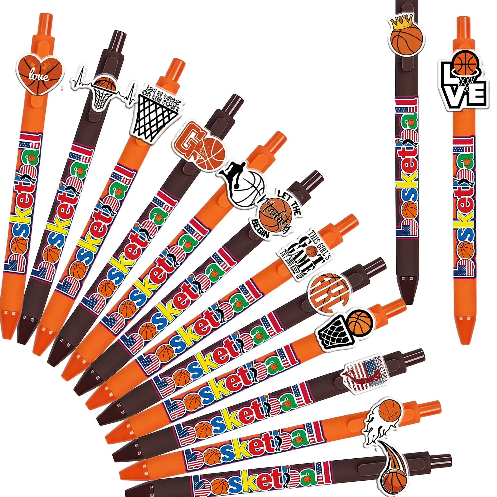 

14pcs Various Basketball Styling Themes Ballpoint Pen Student Writing Signature Stationery School Writing