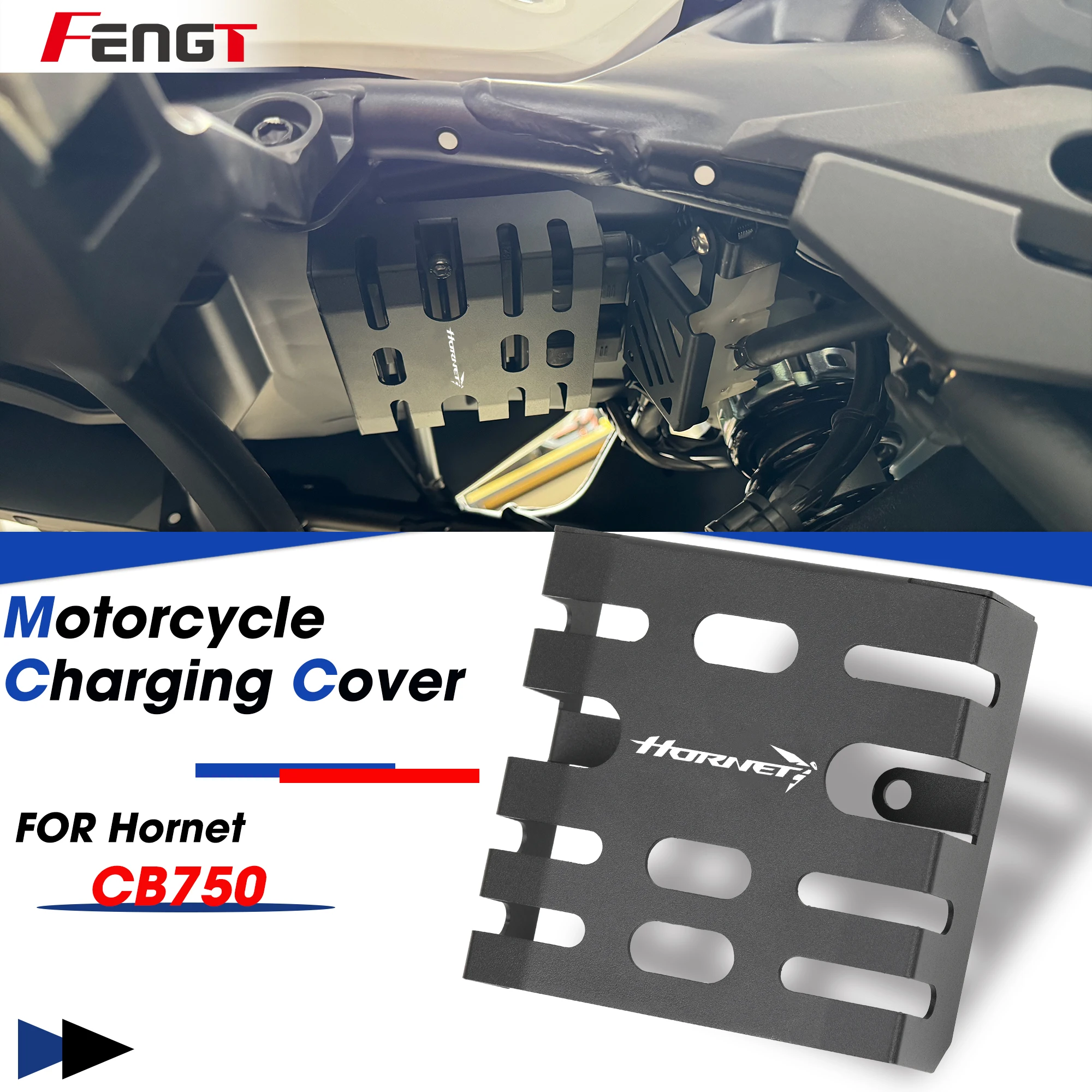 For CB 750 Hornet 2023 2024 CB750 Motorcycle Voltage Rectifier Regulator  Charging Protection Cover Guards Cover CB 750 Hornet