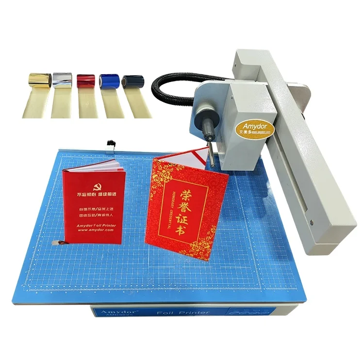 

AMD3025 Custom Digital Hot Foil Printer for Hardcover Book Printing Case Binding Book Stamping Printing