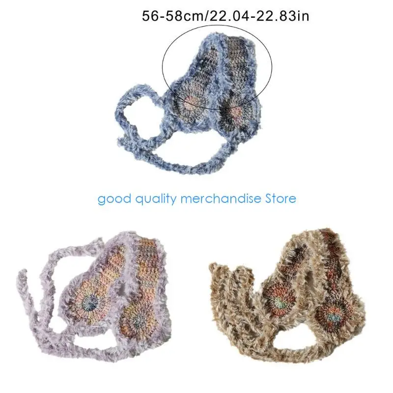 Y5JD Maglia Copriorecchie Fasce Paraorecchie Attrezzatura invernale per donne Ragazze Morbido calore durante le giornate fredde