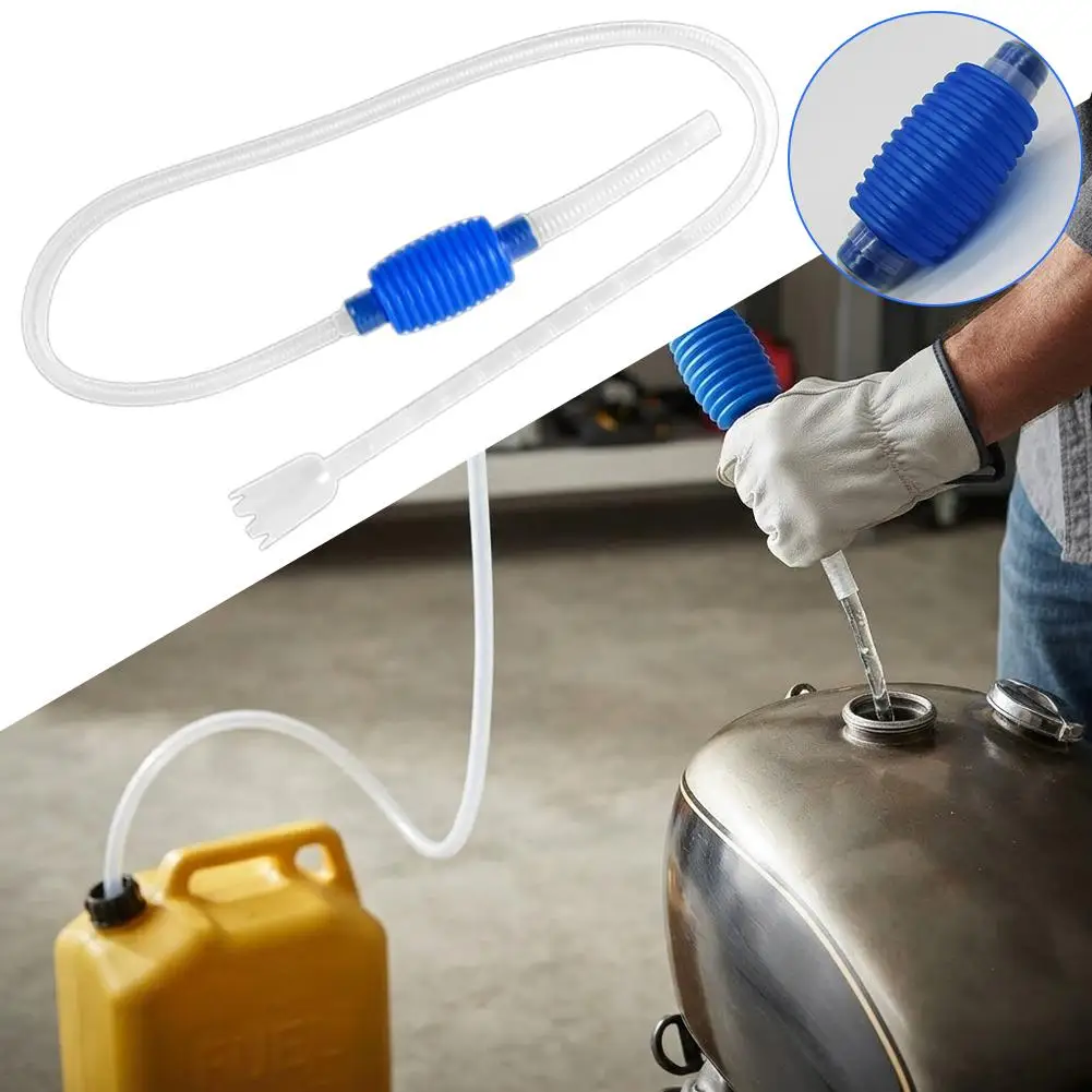 Aquarium Siphon Fish Tank Syphon Vacuum Cleaner Pump Semi-automatic Water Change Changer Gravel Water Filter Aquarium Tools 1.5m