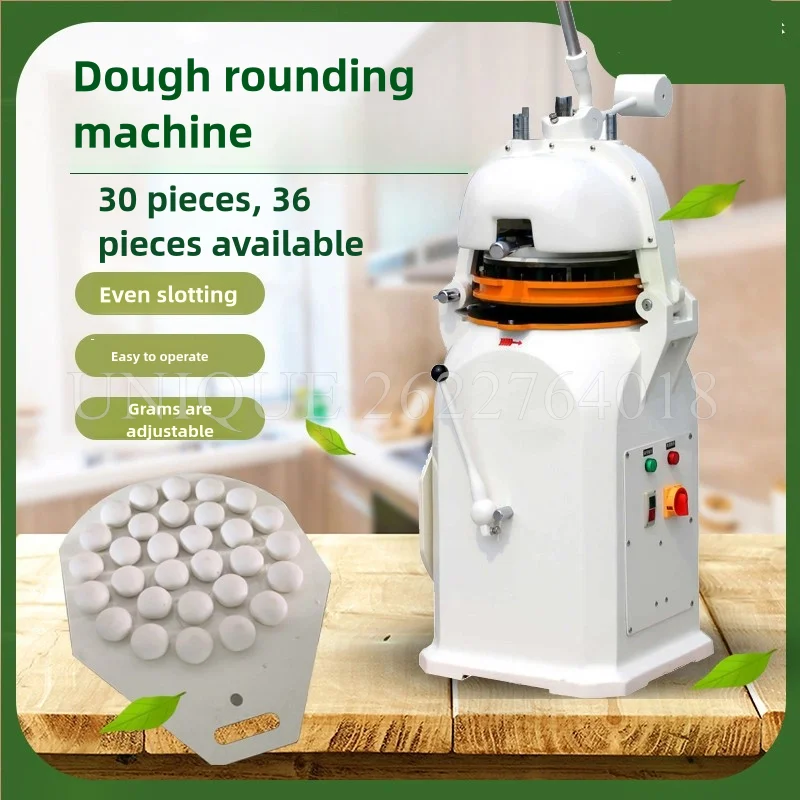 

Dough Divider Round Ball Maker Pita Making Machine Semi-Automatic Bread Pizza Dough Ball Roller Cutting Machine for Bakery Used