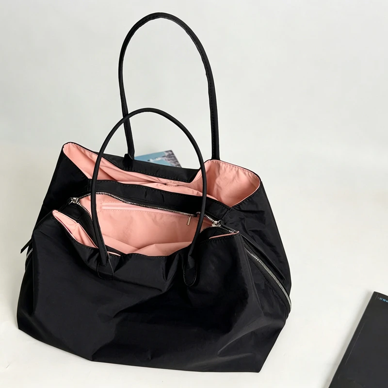 

Nylon Shoulder Bag Tote Large Womens Handbag Fashion Shopper Top-handle Messenger Bag Travel Female Casual Crossbody Bag